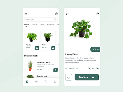 Plants App UI