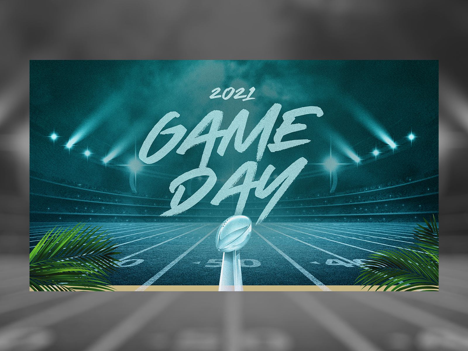 Game Day Super Bowl Design by Alejandro Milovan on Dribbble