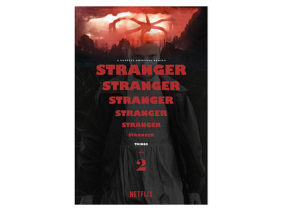 Stranger Things 2 art artwork netflix poster season series stranger stranger things things