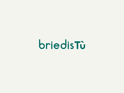 briedisTu clothing brand Logo art branding cltohing design fashion logo logo design logotype symbol typography