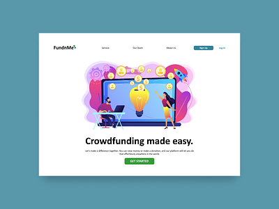 Crowdfunding Campaign Day 032 #dailyui