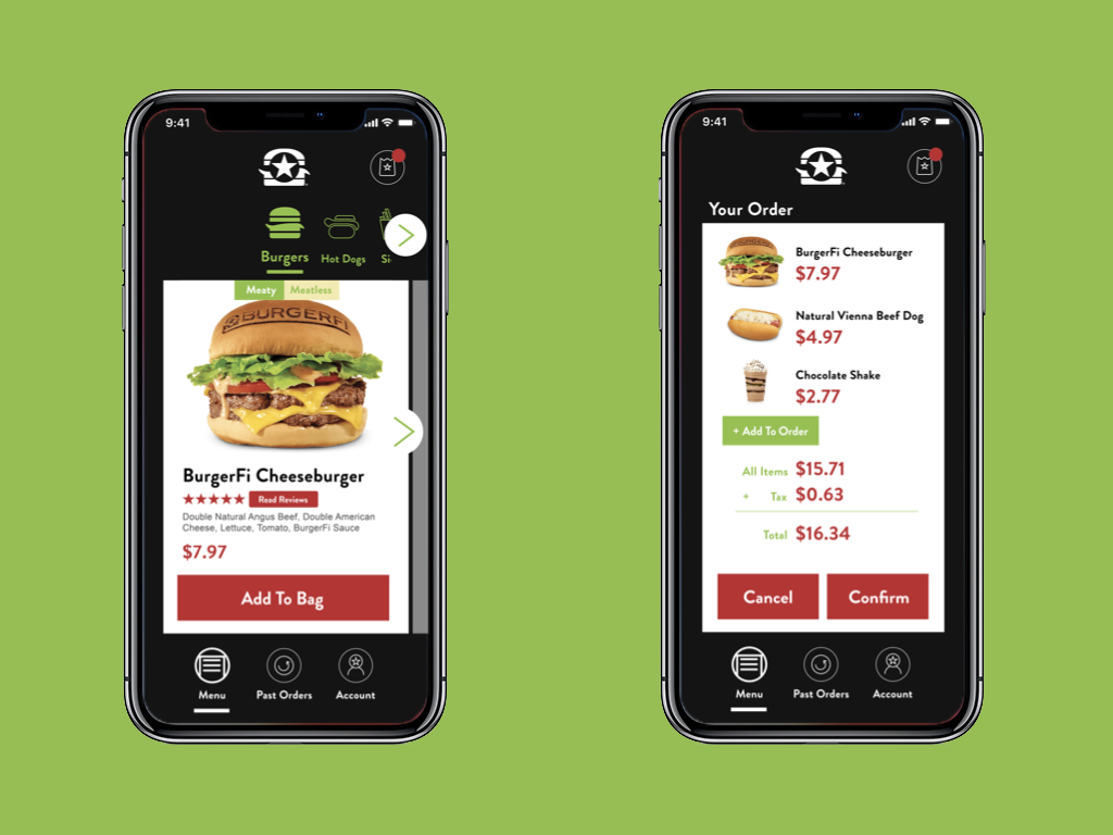 Burgerfi Ordering App Concept By Nathan Nasby On Dribbble