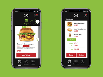 Burgerfi Ordering App Concept by Nathan Nasby on Dribbble