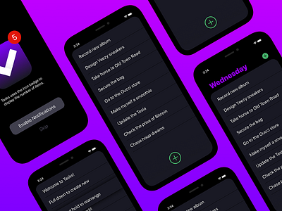 Tasks app for iPhone