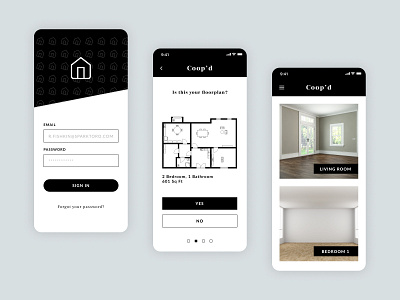 Interior Design App for Apartments app design design ecommerce modern design software software design ui ui design ux ux design visual design