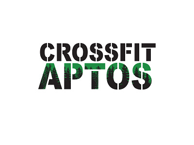 Crossfit Aptos Logo aptos barbells crossfit logo redwoods santa cruz sports type