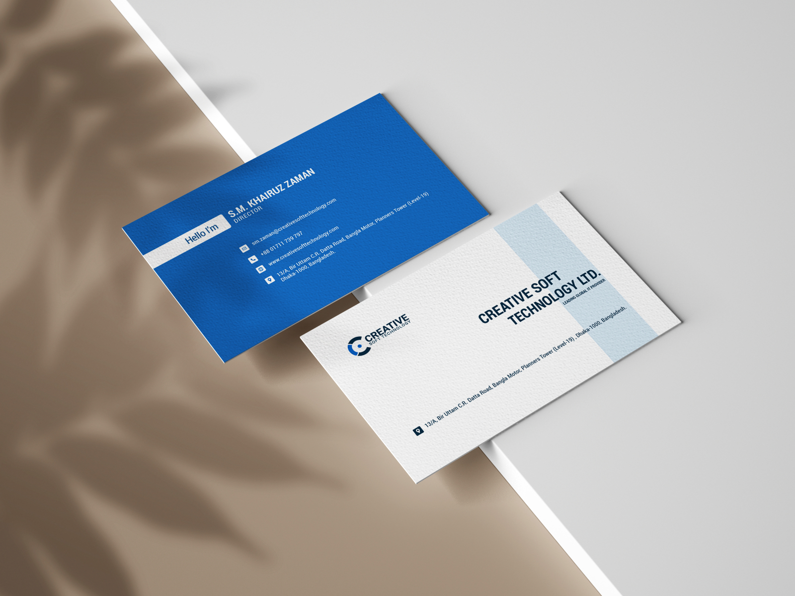 Business Card by S.M.Munjur Rahman on Dribbble