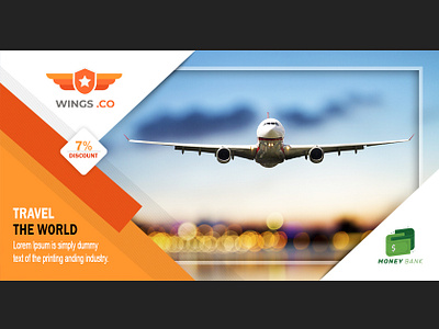 Air Tickets Ads Design add design graphic design photoshop