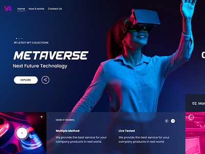 Metaverse Landing Page