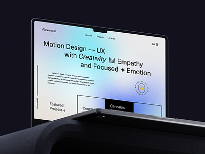 Portfolio Exploration branding figma graphic design landing ui ux website