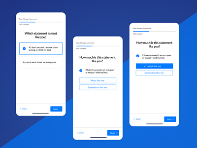 A smoother assessment form design interaction design mobile first tests ui