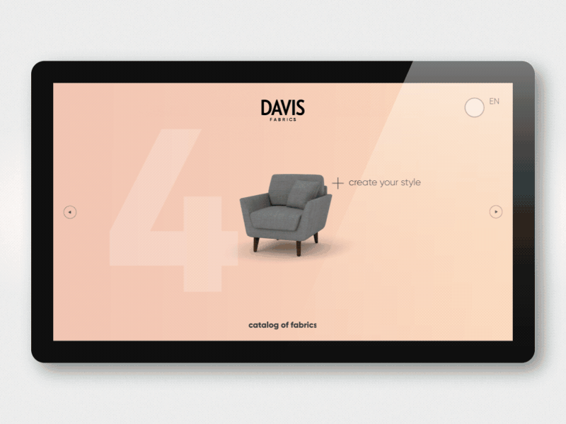 UX/UI for Davis Fabrics app 2d animation after effect animation app application design flat design illustrator mobile app mobile design ui ui ux ux uxdesign uxui