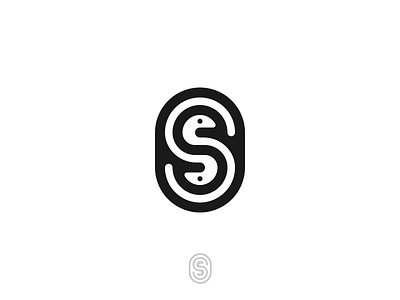 S for Snakes animal branding icon illustration inkscape letter logo mark snake