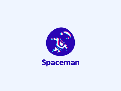 Spaceman astronaut chromatic aberration cosmos icon illustration inkscape logo nasa space space suit spaceman
