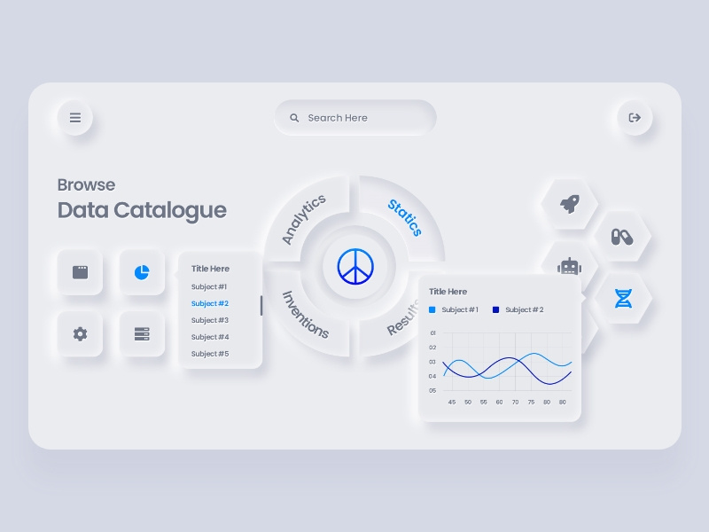 Data Catalog Concept by Sajal Jahan on Dribbble