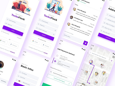 TockoFlock clean design find worker app find worker app marketplace marketplace app mobile app mobile app design ui design user experience design user interface design ux desgin