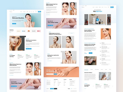 Iderma clean design medical medical care medical website design skin care ui user experience user interface ux web design