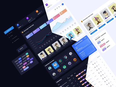 AllThingNFTs admin panel clean design crypto crypto currency dark mode dashboard light mode nft nft tocken ui user experience user interface ux web app