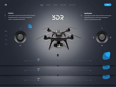 Drone Website Concept