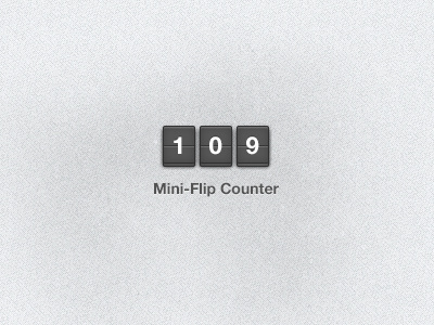Mini-Flip counter flip clock freebie