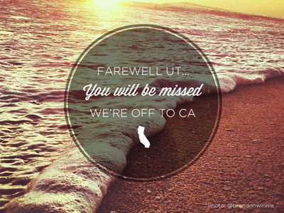 Farewell SLC beach farewell happiness