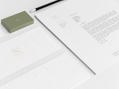 Nash Landscape Design - Branding brand branding business card company design document landscape letterhead logo serif stationery