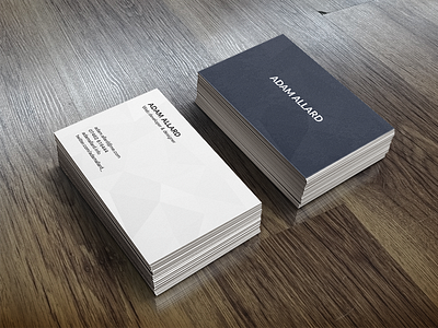 New Business Cards brand branding business card design designer developer graphic mockup personal