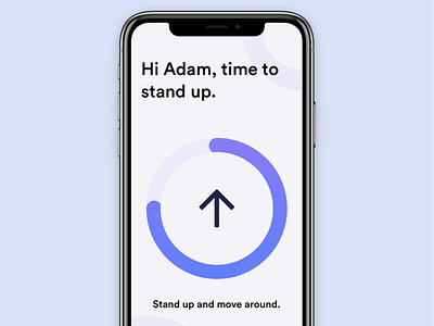StandUp is officially live! app back pain fitness health ios productivity standup ui