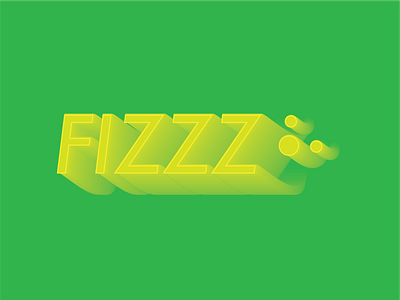 Fizzz Lime 3d branding clean design dimension energy illustrator logo modern pop simple vector