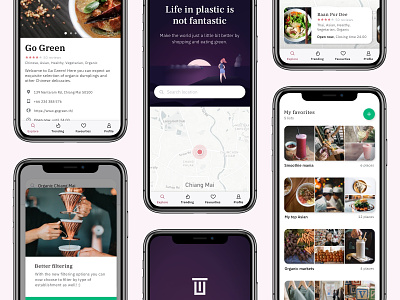 Thrashhold app circular design dls economy food freiendly list map rebrand restaurant search service warm webapp