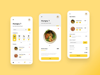 Food Order - Mobile App android app app design application food food app ios mobile app mobile app design ui