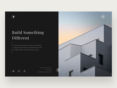 Architect - Design Exploration ui ui design web web design website