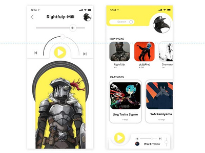 Music App concept