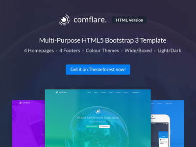 Comflare - Agency / App Multi Purpose Theme