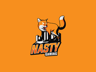 Nasty Gaming brand branding fox icon logo logobrand logotype mascot team