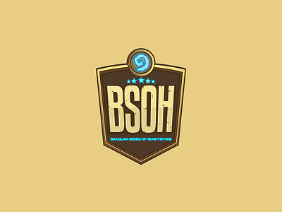 BSOH (Brazilian Series of Hearthstone ) art brand branding design graphic icon illustration lettering logo logomark type typography