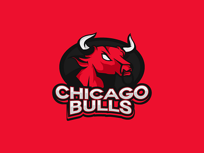 Chicago Bulls Re-designed Logo basketball design graphic icon logo mascot mascotlogo nba sport sportbranding sportlogo typograph