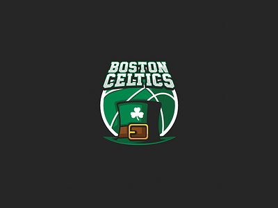 Boston Celtics basketball boston brand branding celtics creation creative logo logotype mascot mascotlogo nba