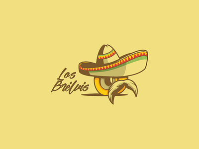 Los Brélvis brand branding creative idea illustration logo logotype longboard mexican vector