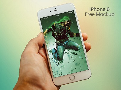 Free iPhone 6 Mockup PSD by Mahmud Saeef on Dribbble