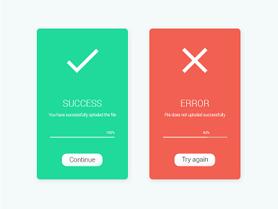 DailyUI #011 - Flash Message (Error/Success) 011 apps design dailyui error flash message message success ui user experience user interface ux web element