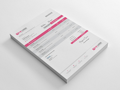Invoice bill design clean invoice corporate invoice invoice invoice design invoice template invoices payment professional invoice psd invoice stationary template word invoice