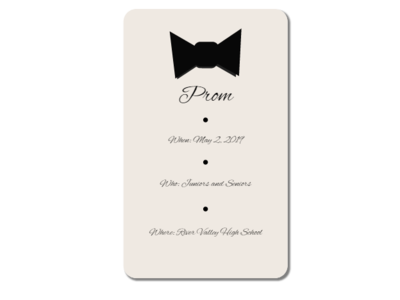 Prom Flyer design vector