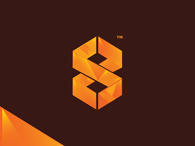 Site Tech - mark colorful design designer infinity logo mark modern orange powerful s site tech