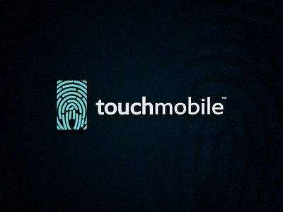 touchmobile app finger logo mark mobile phone prints reloart touch