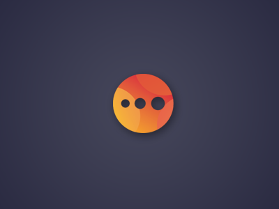 Icon circle circles colorful icon loading mark orange symbol
