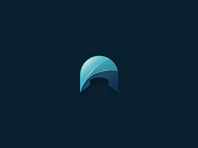 Ascent Logo a abstract ascent bank blue branding business finance financial letter logo money
