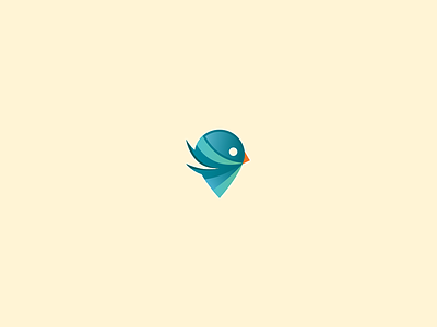 Pinbird bird branding. mark fly forsale icon location logo pin