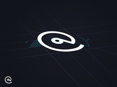 Q logo branding construction grid initial letter logo logo design mark q simple