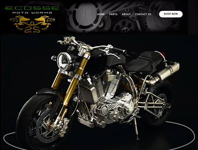 MotorBike Landing page Redesign bikes graphic design interface landing page limited edition motorbikes single page ui web design website